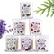 Magnificent 101 Long-Lasting Manifestation & Intention Aromatherapy Candles - Set of 6 | 21 Oz - 84-Hour Burn | 100% Soy Wax - Cedar, Palo Santo, Pure Sage, Lotus, Rose & Lavender
